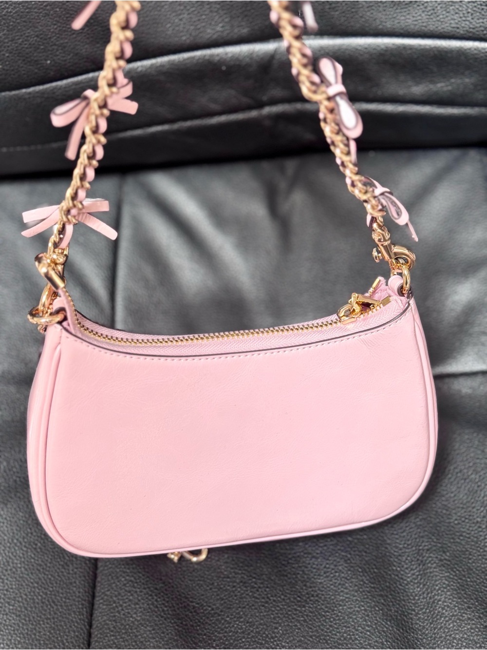 NWT Coach Teri Mini Crossbody Bag With Bows In Soft Pink CDW68 - Picture 2 of 9